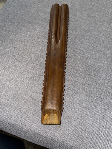 Vintage Wooden Kaval Balkan Double Flute Hand Carved Light Wood Wind Instruments - Picture 8 of 10