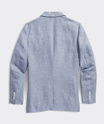 Vineyard Vines Linen Textured Blazer Jake Blue Mens 40R NWT MSRP $495 Jacket - Picture 6 of 12