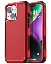 iPhone 14 Case 6.1" Heavy Duty Rugged 3-Layer Shockproof Drop Dust Proof Cover