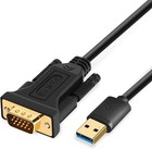 USB to VGA Adapter Cable 5FT Compatible with Mac OS/Windows 11/10/8/7 USB 3.0...