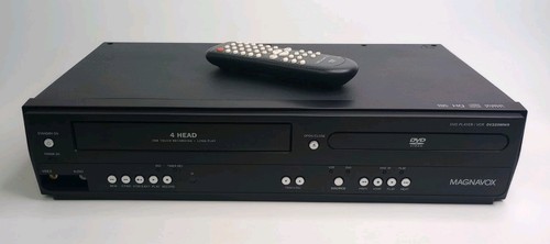 Magnavox DV220MW9 mit Fernbedienung 4 Kopf Videorecorder DVD Kombi Player FUNKTIONIERT UND GETESTET