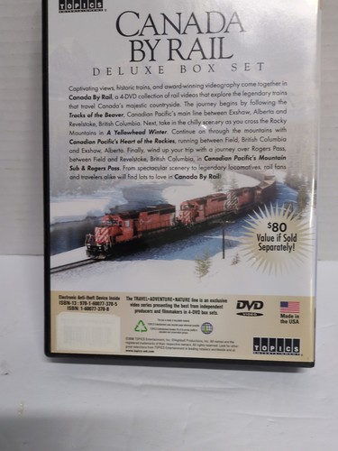 Canada By Rail (DVD,2008) 4 DVD BOX SET - Picture 2 of 6