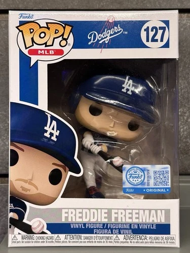 NEW FUNKO POP! FREDDIE FREEMAN #127 MLB DODGERS HOLLYWOOD EXCLUSIVE *SHIPS NOW*!
