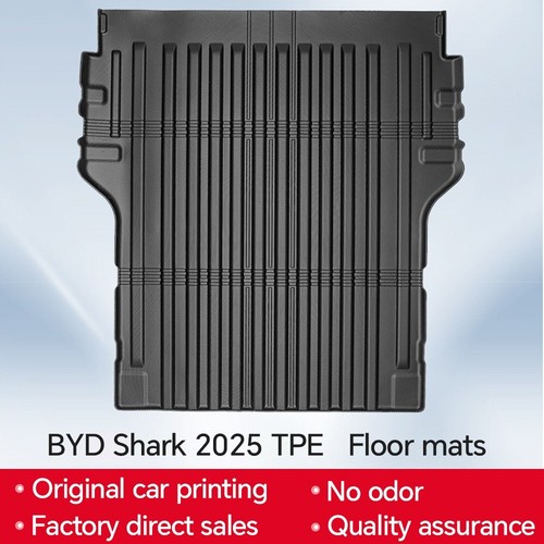 Upgraded All Weather Mats Fits For BYD Shark 6 2024+ Trunk Car Mats - Picture 3 of 5