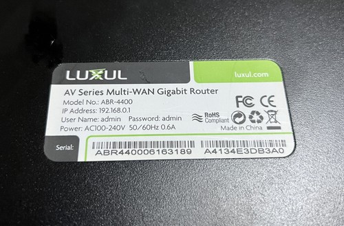 Luxul ABR-4400 AV Series Multi-WAN Gigabit Router - Picture 7 of 7