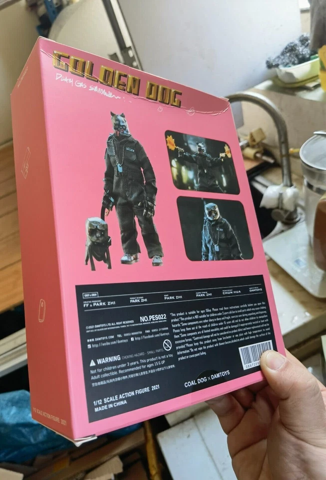 Damtoys x Coal Dog PES022 GOLDEN DOG – Posto de Gasolina da Morte 1/12 FIGURA Modelo - Imagem 4 de 4