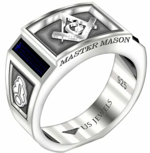 Anelli di lusso con gemme in argento sterling zaffiro