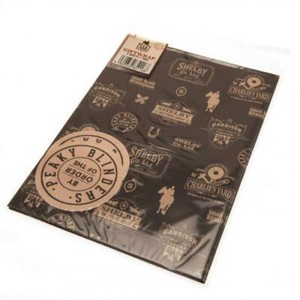 by Order of The Peaky Blinders Gift Wrap With 2 Sheets and 2 Tags Shelby Vintage