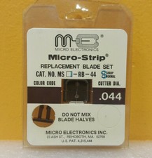 Micro Electronics MS1-RB-44S (Lot of 5) Micro-Strip Replacement Blade Set. New!