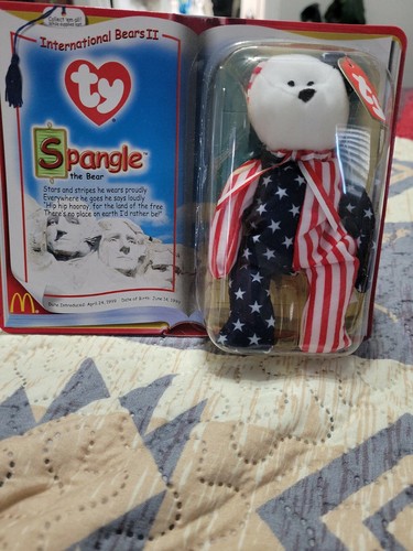 Ty Teenie Mini Beanie Baby McDonald's INTERNATIONAL Bears II 1999 Juego de 3 - Imagen 7 de 10