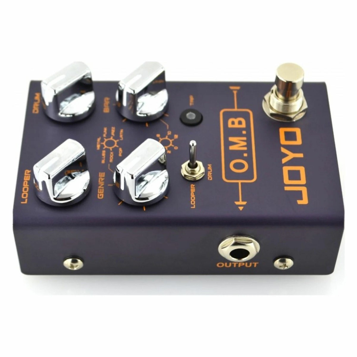 JOYO R-06 OMB Looper + Drum Machine Guitar Effect Pedal Revolution 