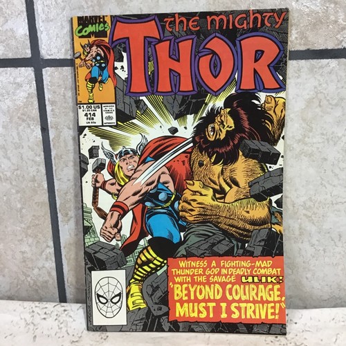 The Mighty Thor # 414 (Feb. 1990, Marvel) Comic - Picture 1 of 4