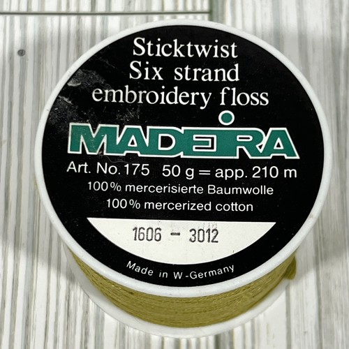 Madeira Embroidery Cross Stitch Floss Sticktwist Six Strand Lot of 4 Spools - Picture 10 of 12