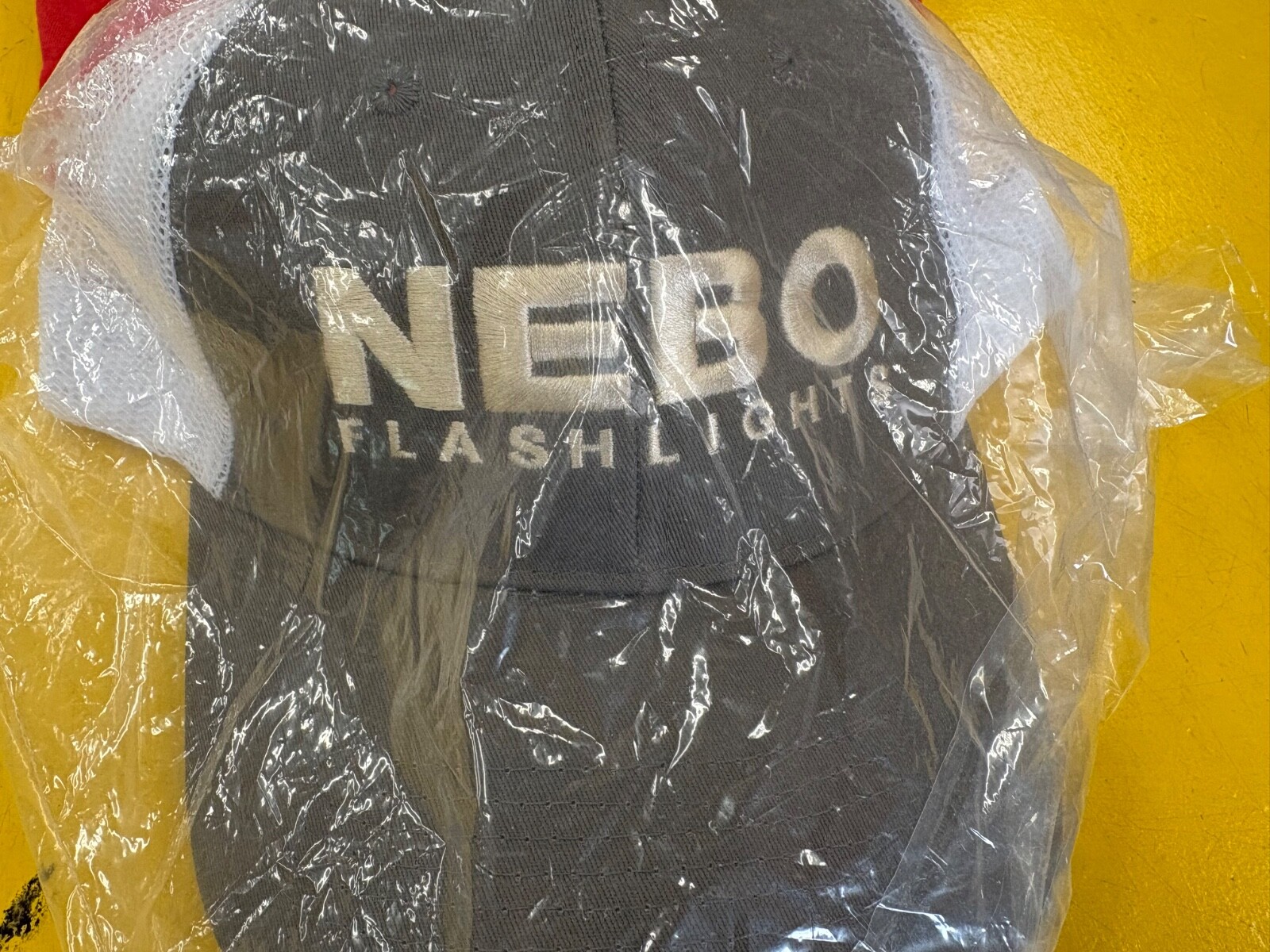NEBO Flashlights trucker style hat cap blue Adjustable with t shirt xl image 4