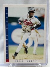 1993 Score Deion Sanders #123 Atlanta Braves