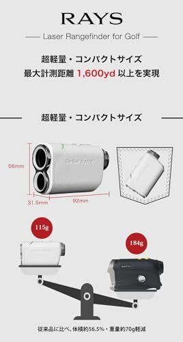 Shot Navi Golf Laser Distance Meter LaserSniper RAYS White Shot Navi Golf Laser Distance Meter LaserSniper RAYS White