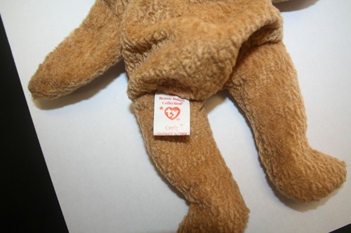 TY Curly Beanie Baby With Errors Rare Collectable - Bild 6 von 7