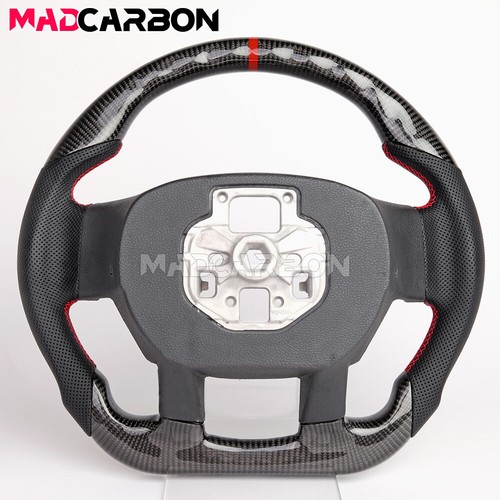 Volante in vera fibra di carbonio adatto a Ford F150 Raptor 2015-2020 con riscaldamento - Foto 3 di 12