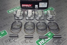 Manley Forged Pistons B18A/B With B16A Head 81.5mm 1.2 cc 10.6:1 89mm Stroke