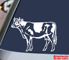 COW Vinyl Decal Sticker Car Window Wall Bumper Milk Dairy Farmer Farm Animal Pet