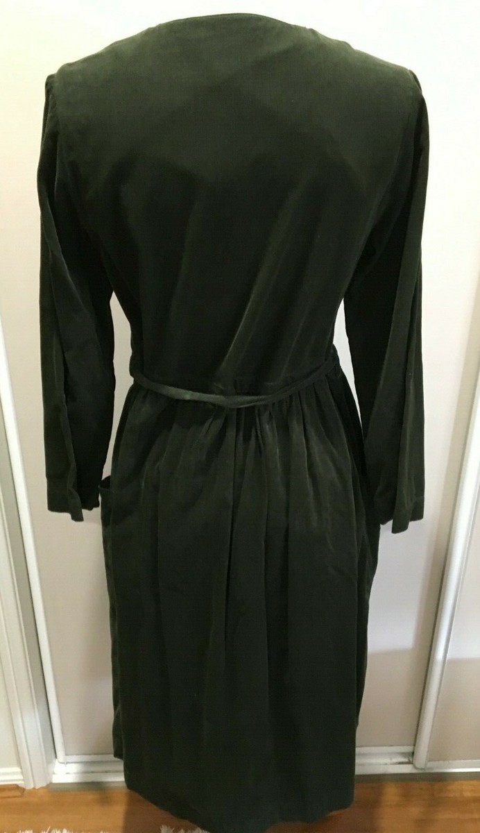 Khaki green wrap clearance dress