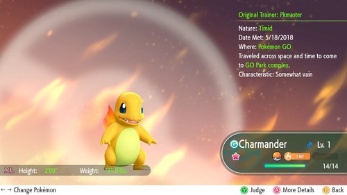 ⭐Shiny Non-shiny Charmander Charizard 6IV⭐Let's Go Pikachu Eevee INICIO (💯Legal) - Imagen 38 de 49