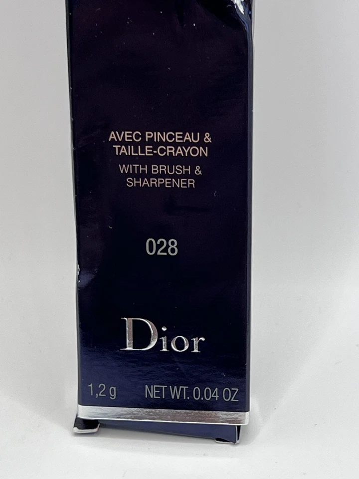 DIOR CONTOUR 028 Actrice Lip Liner Pencil With Brush & Sharpener .04 Oz  1.2g - Image 3 of 4