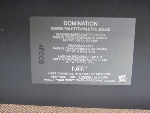 Nars Domination Cheek Blush Palette Orgasm, Laguna, Devotee, Mistinguette - BNIB - Picture 8 of 9