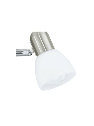 Applique Spot A 2 Lights Modern Nickel With Glass GL1478 - Picture 2 of 2