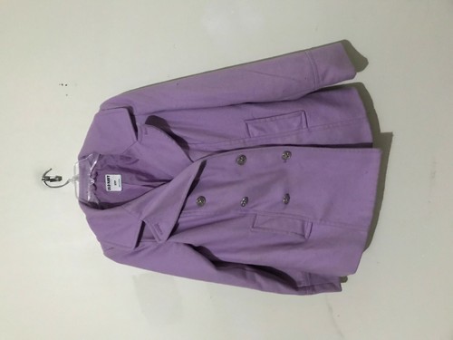 Old Navy Size S/P/P Wool Blend Lilac Coat Jacket Women Stylish RN#54023 - Picture 7 of 10