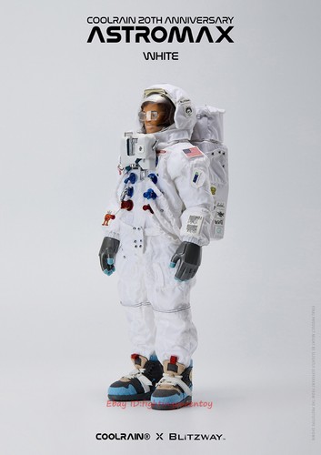 COOLRAIN x BLITZWAY ASTROMAX Astronaut White Ver. 1/6 Action Figure Instock - Picture 7 of 9