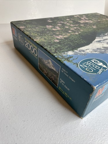 Mt. Hood, OR Milton Bradley Super Big Ben 2000 Piece Puzzle. SEALED/NEW! VINTAGE - Picture 4 of 7