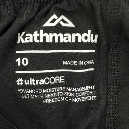 Kathmandu Tights Women 10 Black Ultracore Thermal Outdoors Camping Hiking - Picture 4 of 12