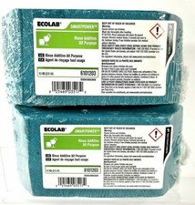 NEW Ecolab 6101203 Smartpower Rinse Additive: 2-2.5 lb blocks