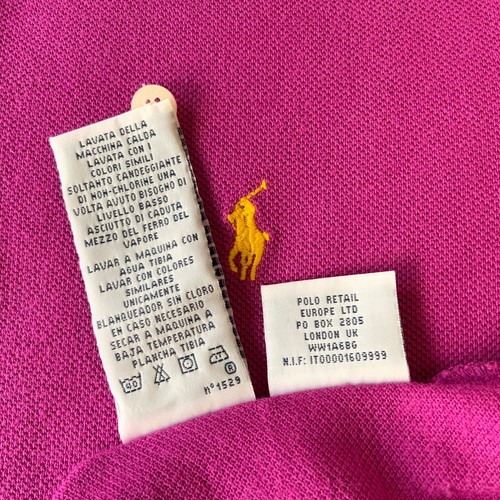 Neu mit Etikett Ralph Lauren Damen Kurzarm Poloshirt Rosa Größe M - Bild 8 von 9