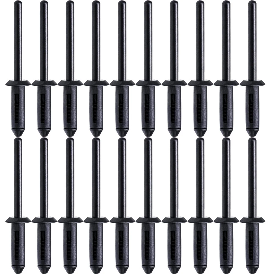 Remaches ciegos de nailon 6502689 20 piezas para Chrysler Dodge Daytona Chevrolet Camaro Foto 2 de 2