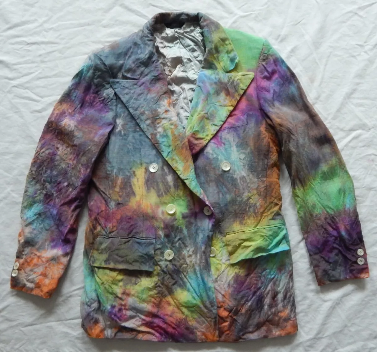 Tie dye hotsell suit vest
