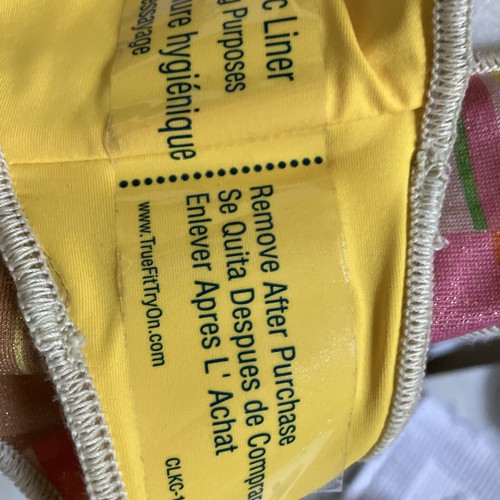 NEW! Becca MULTI Shimmer Adela Hipster Bikini Bottom Reversible Yellow Small - Picture 8 of 8