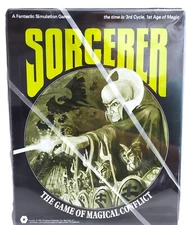 SPI 1975 SORCERER GAME OF MAGICAL CONFLICT SPACE WAR GAME COMPLETE FLATPACK/TRAY