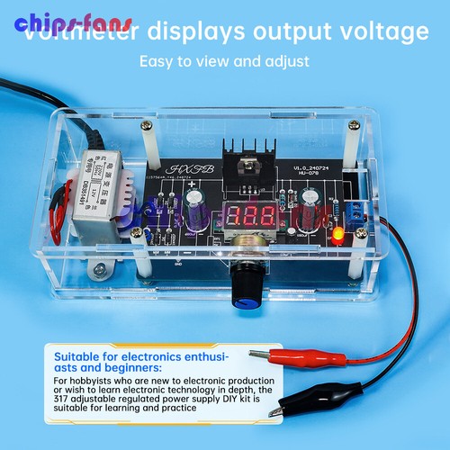 LM317 Modulo Alimentazione Regolabile Fai da Te Kit Elettronico DC Regolatore di Tensione Fai da Te - Foto 15 di 26