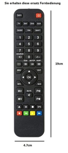 Ersatz Fernbedienung für Technics SA-AX530 | SA-AX540 | SA-AX720 | SA-AX720EK - Bild 5 von 5