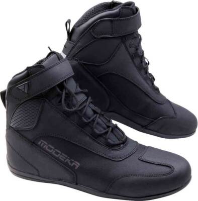 MODEKA Kumani wasserdichte Motorradschuhe schwarz - Größe wählbar - UVP 99,90 