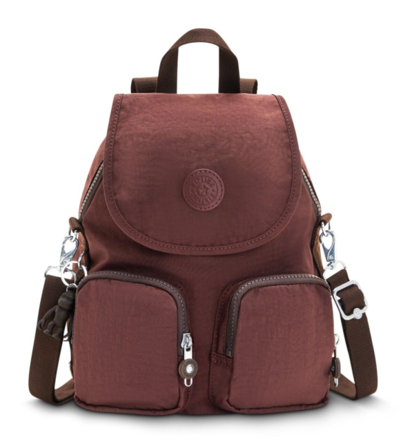 Kipling FIREFLY UP Small Backpack Convertible To Shoulder Bag - Mahogany Kipling FIREFLY UP Small Backpack Convertible To Shoulder Bag - Mahogany