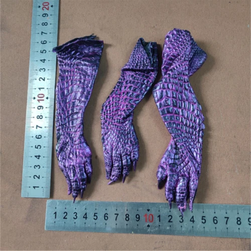 2PCS Real Alligator Crocodile Skin Paw Leather Hide Pelt DIY Craft Accessories - Picture 24 of 36