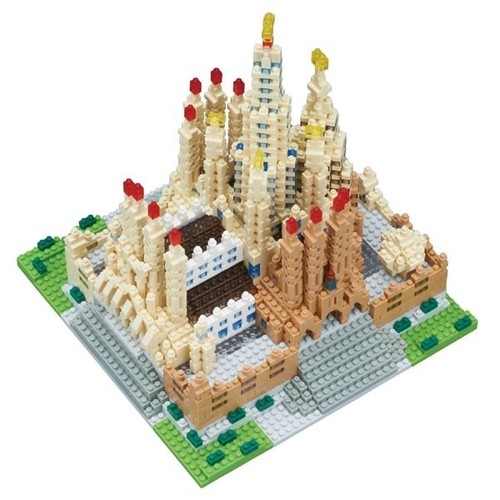 Nano Block Sagrada Familia Deluxe Edition NB-028 Kawada NEW Japan - Picture 2 of 3