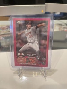 2023 Topps Chrome Update Grayson Rodriguez Rookie Debut Pink Parallel RC #USC16
