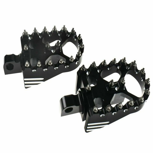 Foot Pegs Black Footpegs New Footrest Fit For Harley Sportster 883 - Picture 2 of 8