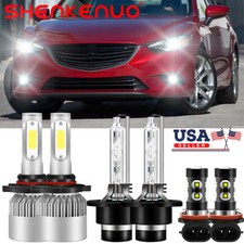 For 11-2013 Mazda 6 9005d2sh11 Led Hid Headlight Fog Lamp Hilo Beam Kit White For 11-2013 Mazda 6 9005d2sh11 Led Hid Headlight Fog Lamp Hilo Beam Kit White