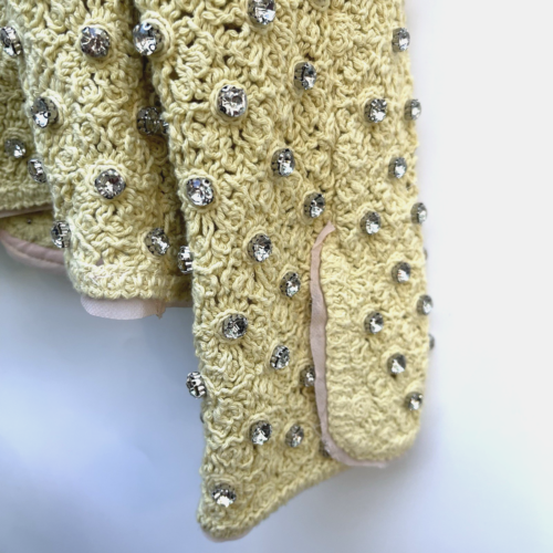 Zara Zw Sammlung Häkel Strass Strickjacke Größe S Ref 3736 055 - Bild 4 von 11