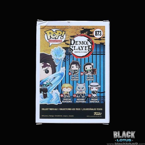 BLEMISHED Funko Pop! Demon Slayer Glow Tanjiro Kamado Translucent Dragon Pop 873 - Picture 2 of 10